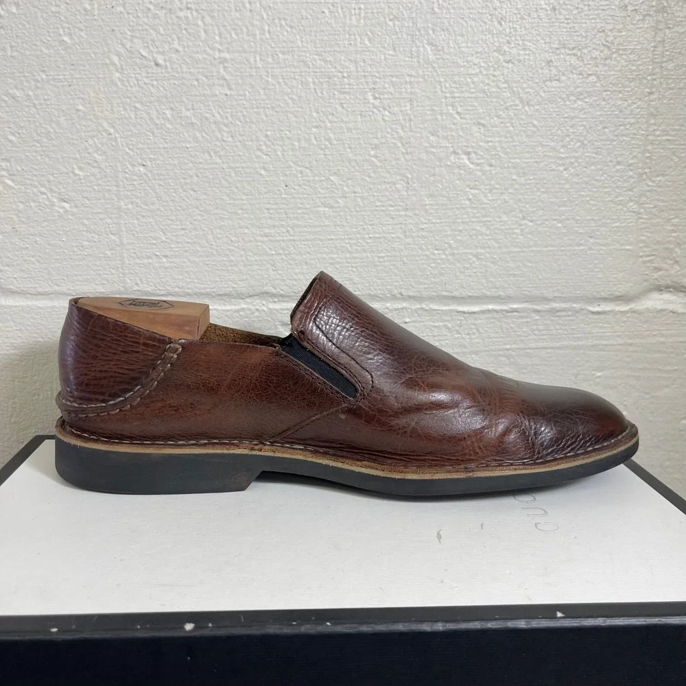 Sperry‎ Top Sider STS10276 Brown Leather Loafers Casual Slip On Shoes Men's 11 M